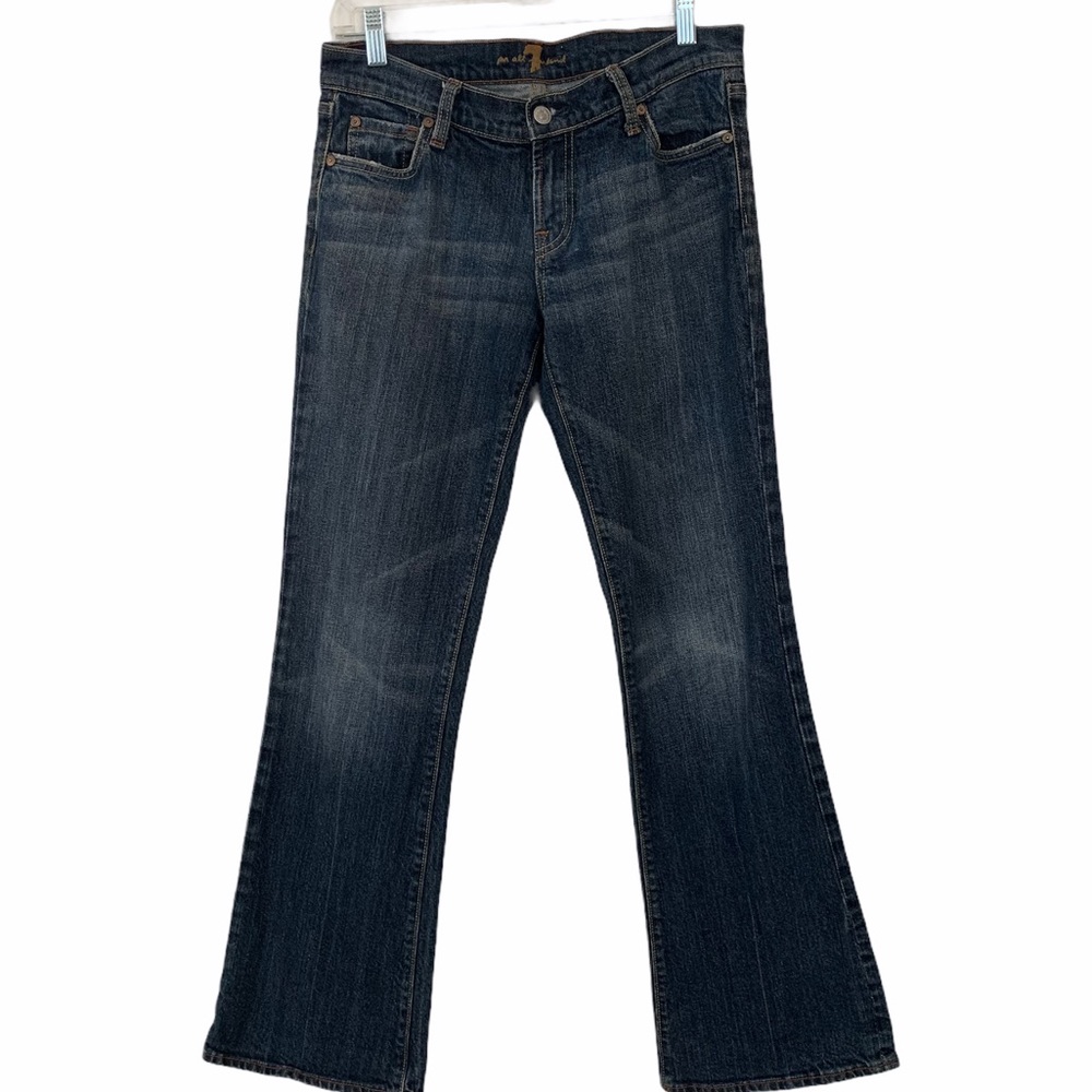 7 For All Mankind Medium Wash Bootcut Jeans 29